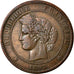 Moneta, Francja, Cérès, 10 Centimes, 1895, Paris, VF(20-25), Bronze, KM:815.1