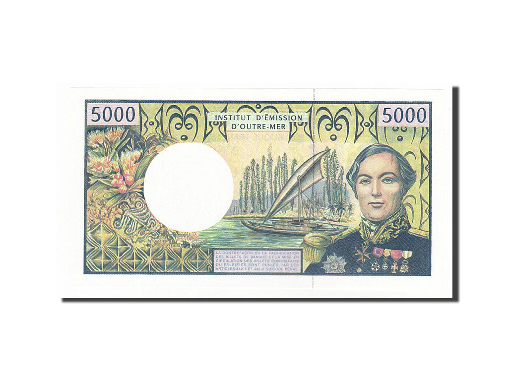 Banknote, French Pacific Territories, 5000 Francs, 1996, UNC(65-70)