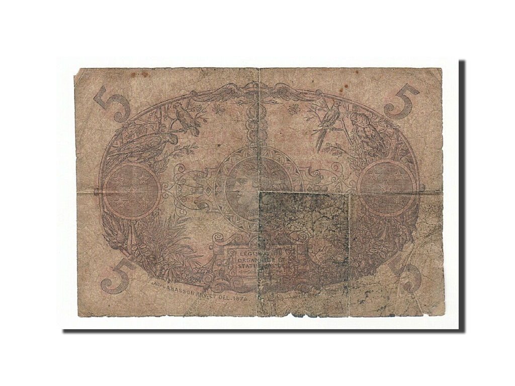 Banknote, Guadeloupe, 5 Francs, 1934, VF(20-25)
