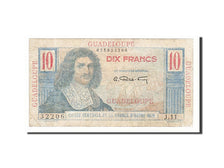 Guadeloupe, 10 Francs, 1947, KM #32, VF(20-25), J.11