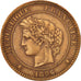 France, Cérès, 10 Centimes, 1896, Paris, EF(40-45), Bronze, KM:815.1,Gadoury265a