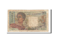 New Caledonia, 20 Francs, 1963, KM #50c, VF(20-25), M.174