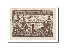 French West Africa, 1 Franc, 1944, KM #34b, AU(55-58)