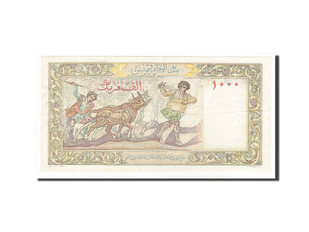 Banknote, Algeria, 1000 Francs, 1949, 1949-11-10, AU(50-53)