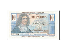 Geldschein, St. Pierre und Miquelon, 10 Francs, 1950, UNZ