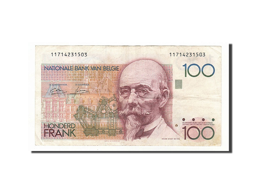 Banknote, Belgium, 100 Francs, 1982, VF(30-35)