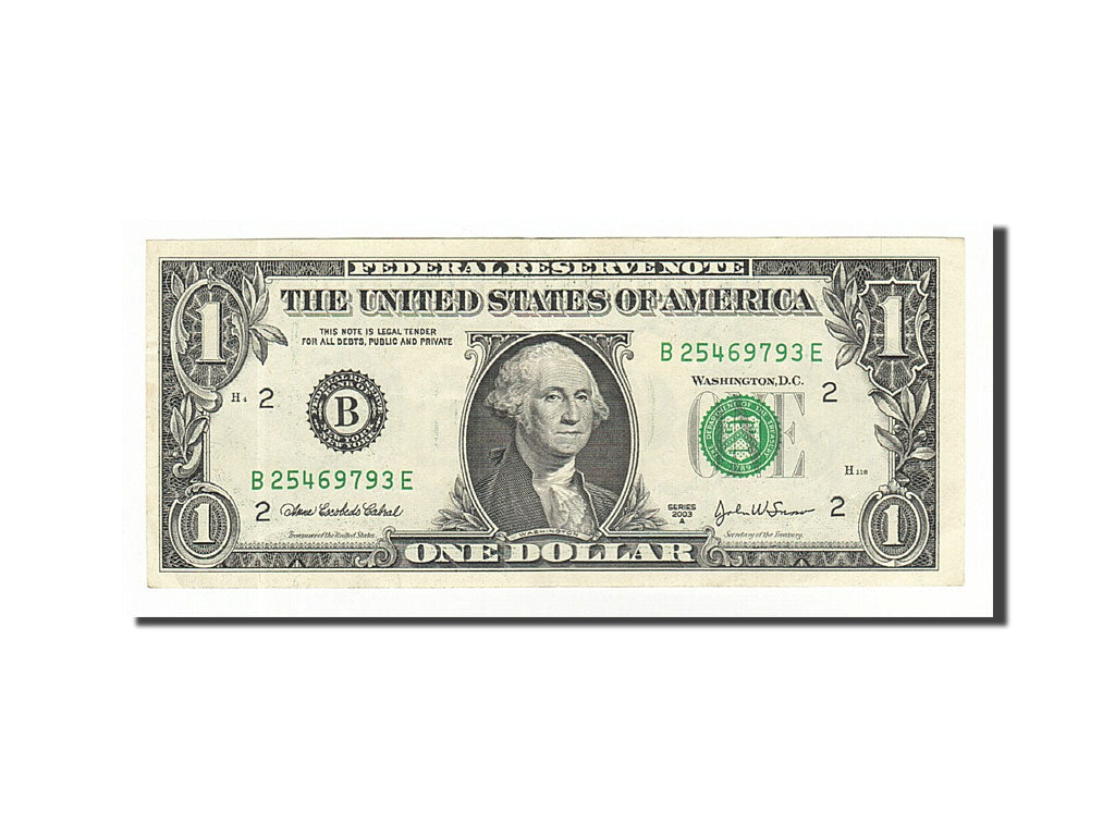 Banknote, United States, One Dollar, 2003, AU(55-58)