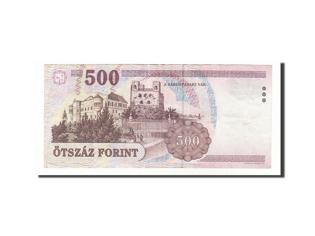 Banconote, Ungheria, 500 Forint, 2005, BB
