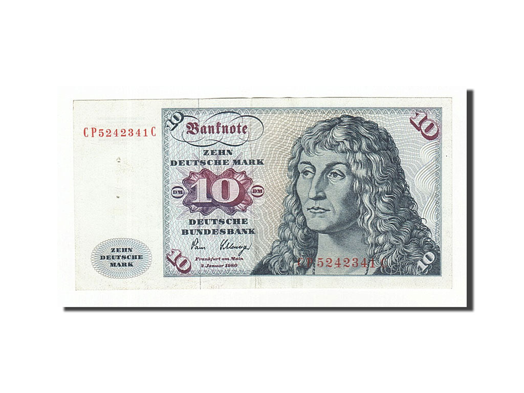 Germany - Federal Republic, 10 Deutsche Mark, 1980, KM #31d, 1980-01-02,...