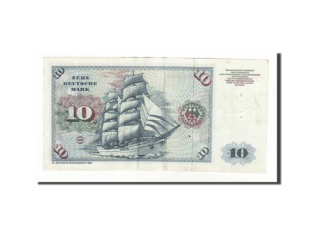 Germany - Federal Republic, 10 Deutsche Mark, 1980, KM #31d, 1980-01-02,...