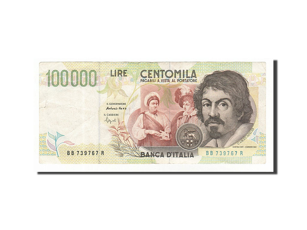 Italy, 100,000 Lire, 1994, KM #117a, 1994-05-06, VF(20-25), BB739767R