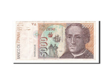 Spain, 5000 Pesetas, 1992, KM #165, 1992-10-12, VF(30-35), 5N5042040