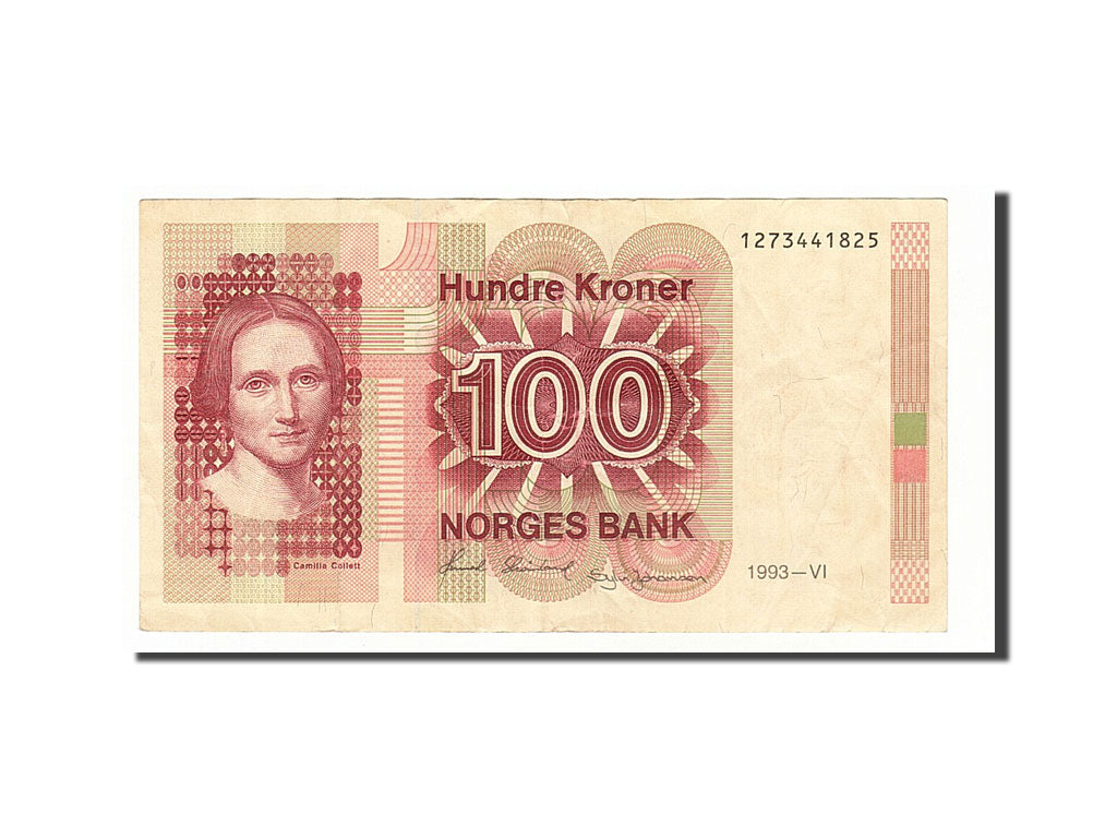 Banknote, Norway, 100 Kroner, 1993, EF(40-45)