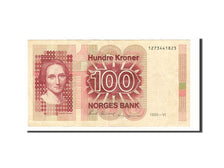 Banknote, Norway, 100 Kroner, 1993, EF(40-45)