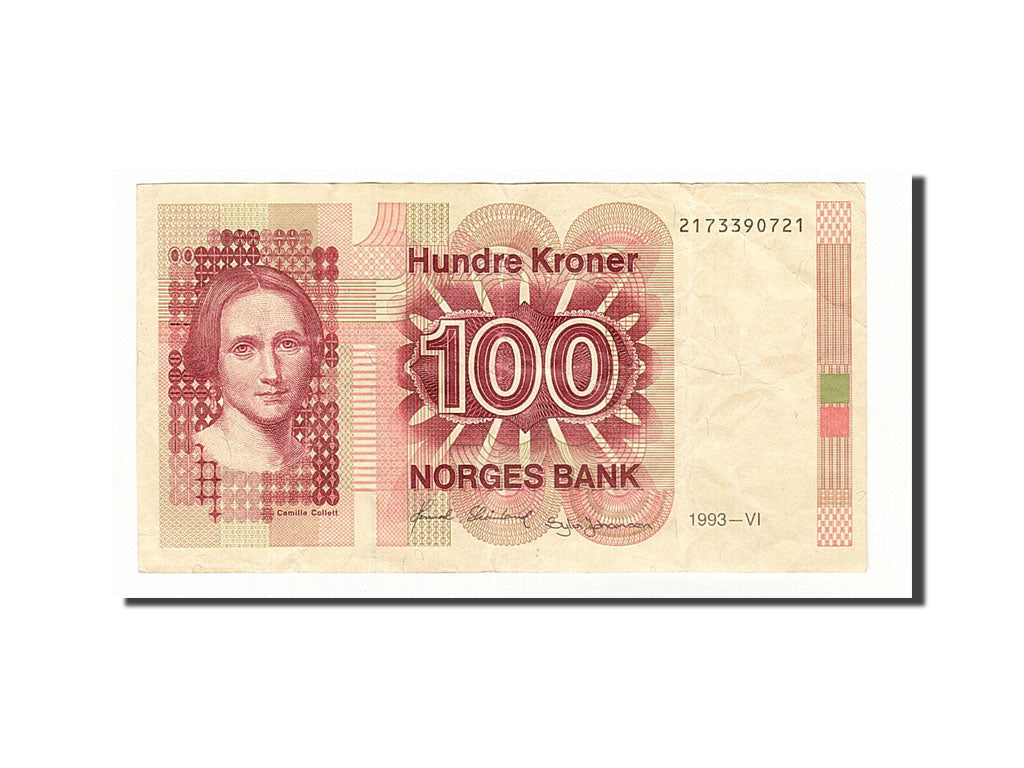 Banknote, Norway, 100 Kroner, 1993, EF(40-45)
