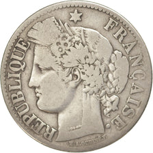 Frankreich, Cérès, 2 Francs, 1870, Paris, F(12-15), Silver, KM:817.1, Gadoury530