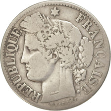 Francia, Cérès, 2 Francs, 1870, Paris, B+, Argento, KM:817.1, Gadoury:530
