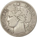France, Cérès, 2 Francs, 1870, Paris, B+, Argent, KM:817.1, Gadoury:530