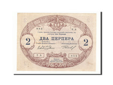 Montenegro, 2 Perpera, 1914, KM #16, 1914-07-25, EF(40-45), T.5