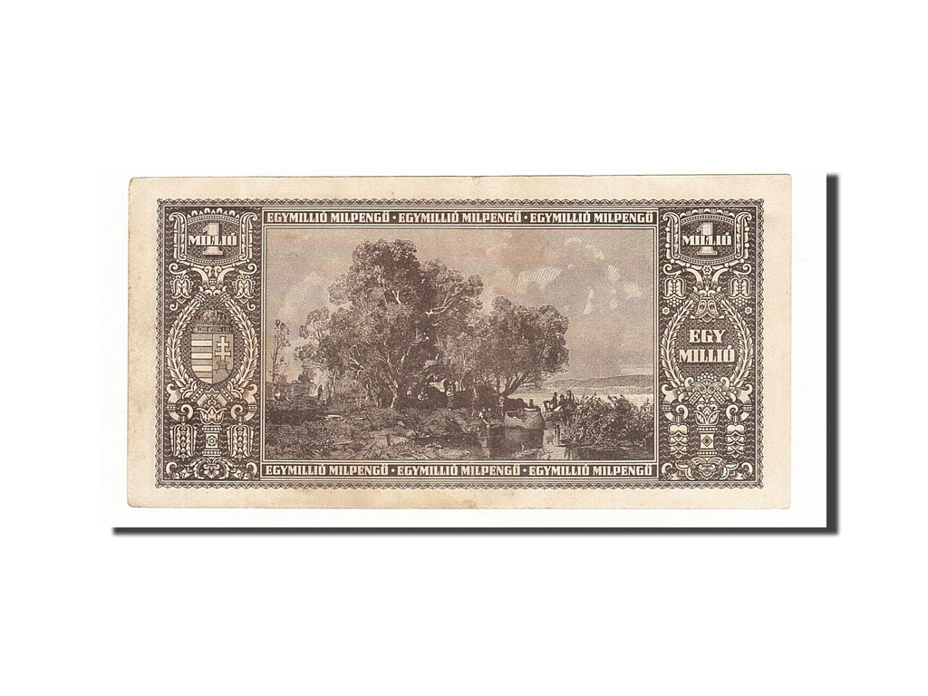 Hungary, 1 Million Milpengö, 1946, KM #128, 1946-05-24, AU(55-58)