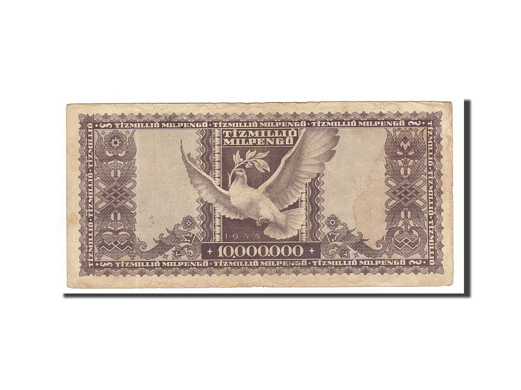 Banknote, Hungary, 10 Million Milpengö, 1946, EF(40-45)