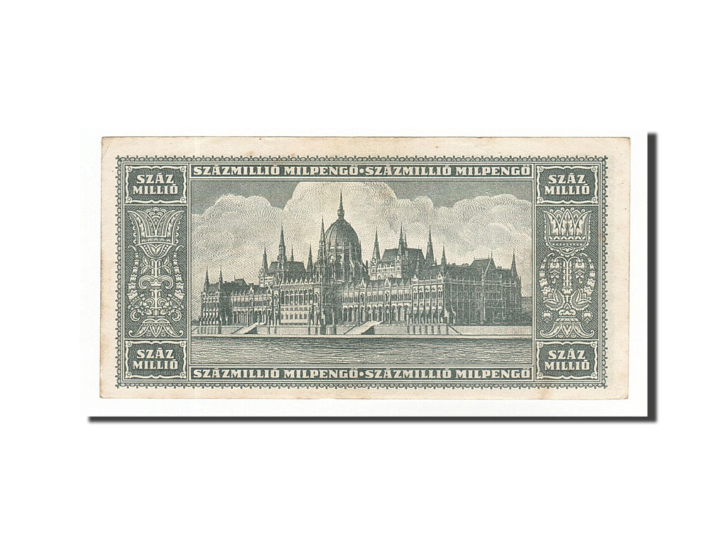 Banknote, Hungary, 100 Million Milpengö, 1946, EF(40-45)