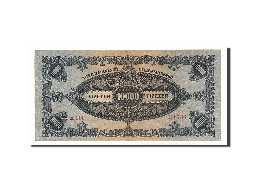 Banknote, Hungary, 10,000 Milpengö, 1946, 1946-04-29, VF(20-25)