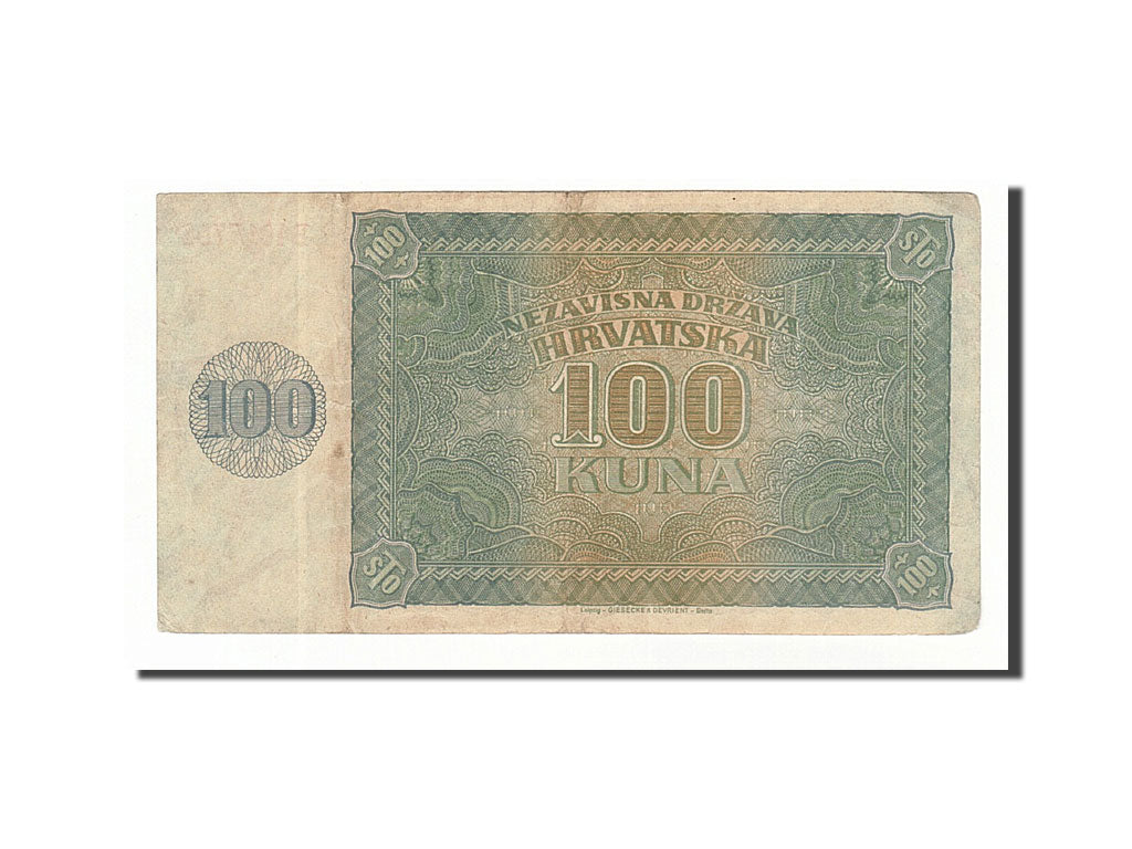 Croatia, 100 Kuna, 1941, KM #2a, 1941-05-26, VF(30-35), B4917793