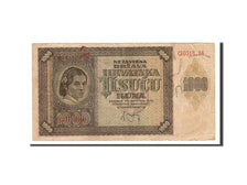 Croatia, 1000 Kuna, 1941, KM #4a, 1941-05-26, VF(30-35), G031666