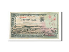 Israel, 10 Lirot, 1955, KM #27a, EF(40-45), 727974
