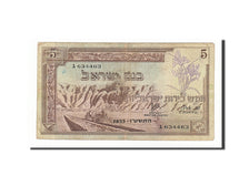 Israel, 5 Lirot, 1955, KM #26a, VF(20-25), 634463