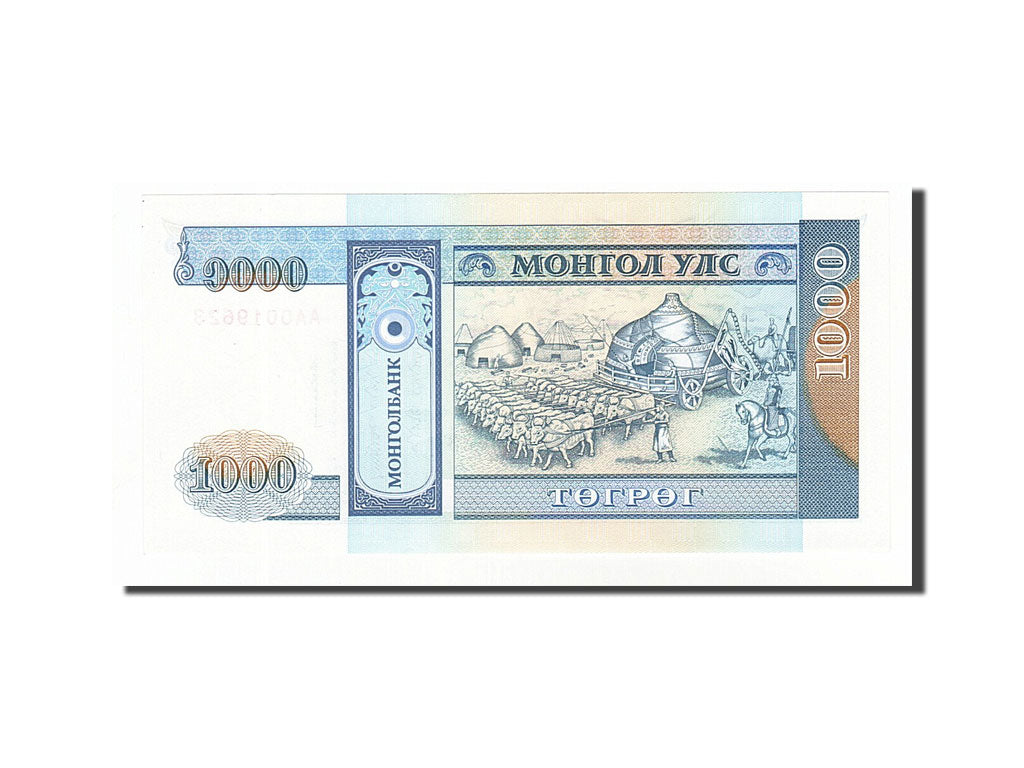 Mongolia, 1000 Tugrik, 1993, KM #59a, UNC(65-70), AA0019623