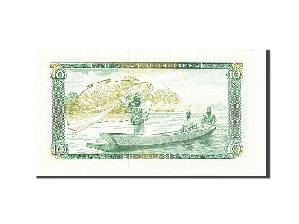 Banknote, Gambia, 10 Dalasis, 1987, UNC(65-70)