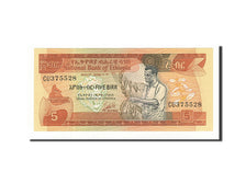 Geldschein, Äthiopien, 5 Birr, 1976, UNZ
