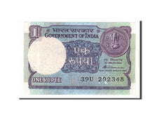 Banknote, India, 1 Rupee, 1988, AU(55-58)