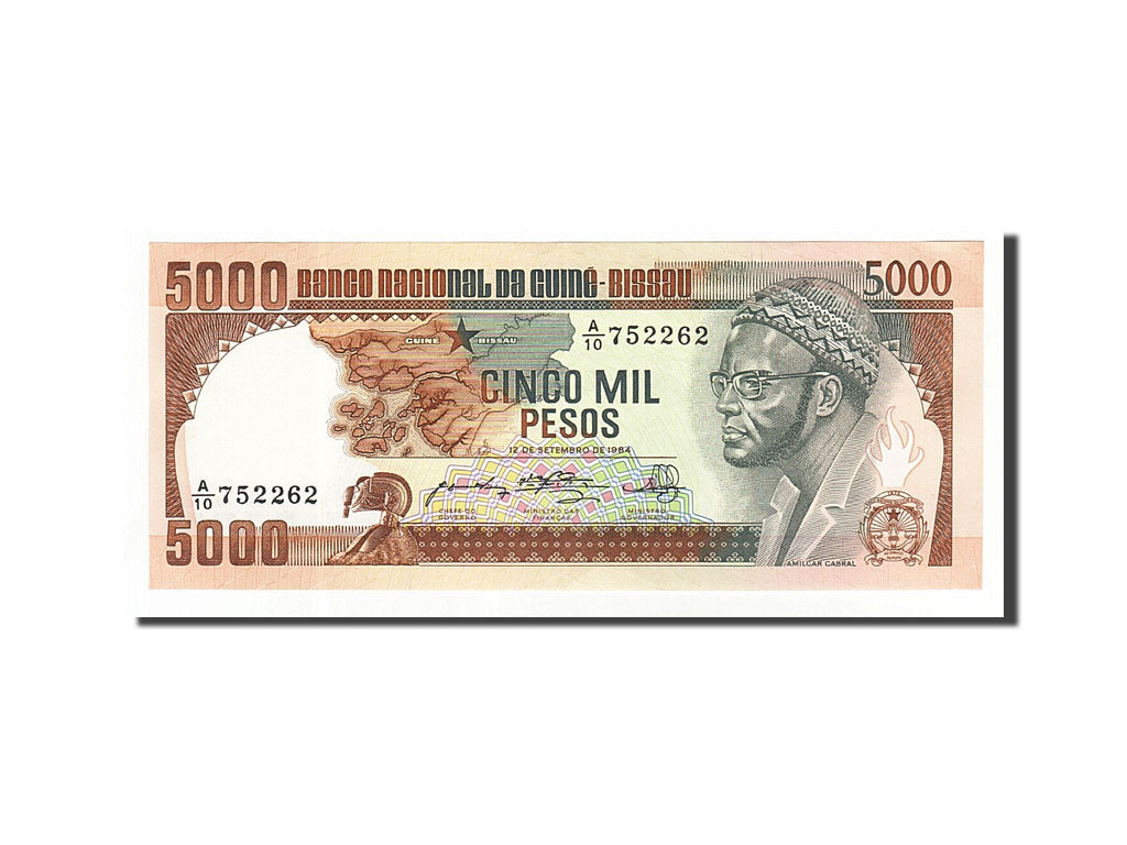 Banknote, Guinea-Bissau, 5000 Pesos, 1984, 1984-09-12, UNC(63)