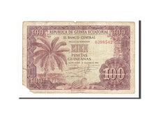 Equatorial Guinea, 100 Pesetas Guineanas, 1969, KM #1, 1969-10-12, VG(8-10),...
