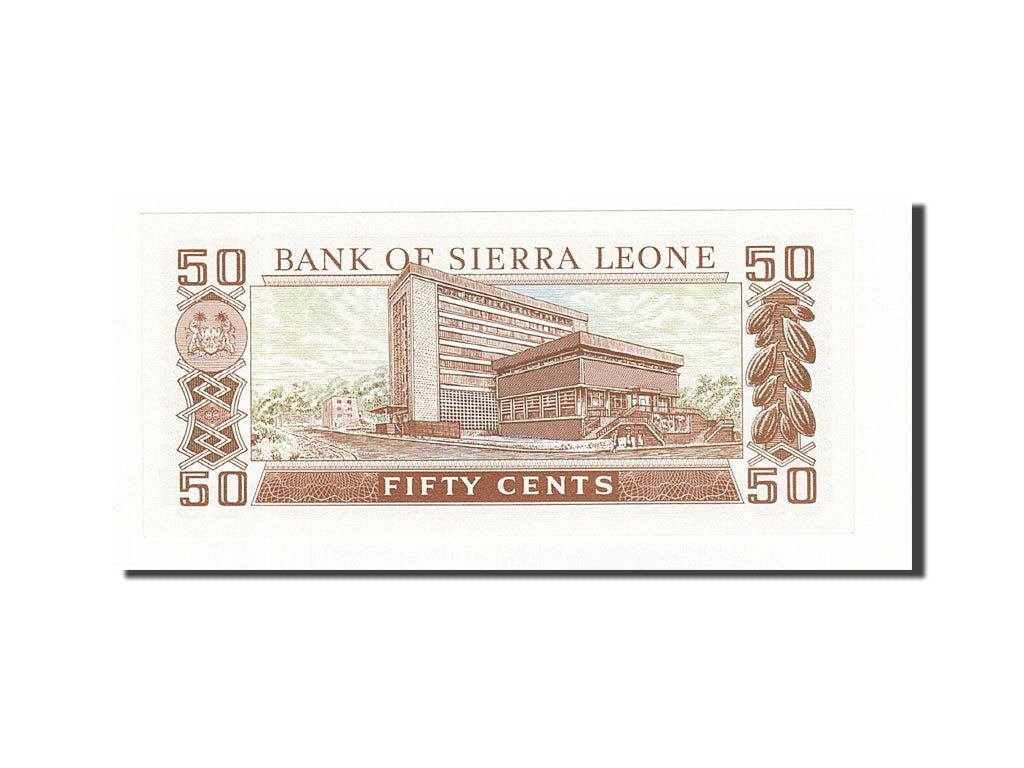 Sierra Leone, 50 Cents, 1981, KM #4d, 1981-07-01, UNC(65-70), D/9 057321