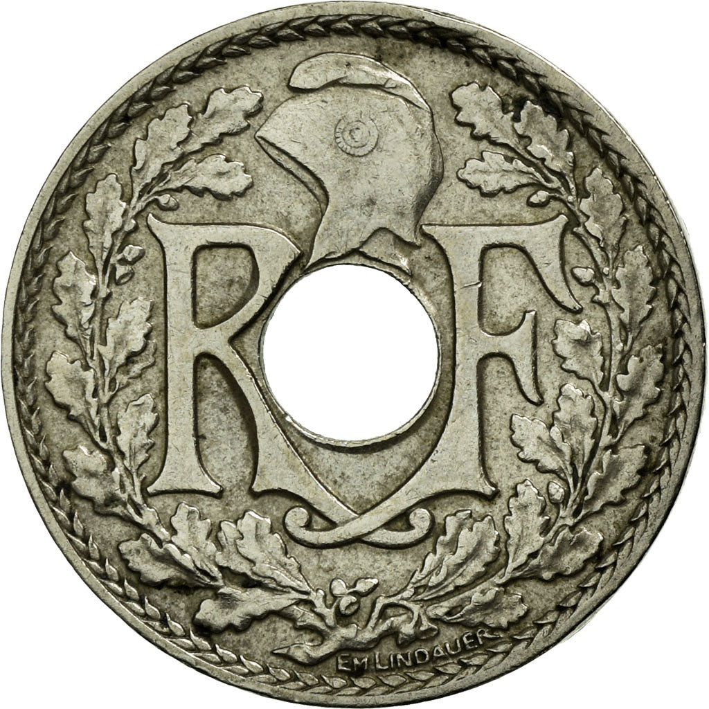 Coin, France, Lindauer, 10 Centimes, 1920, EF(40-45), Copper-nickel, KM:866a