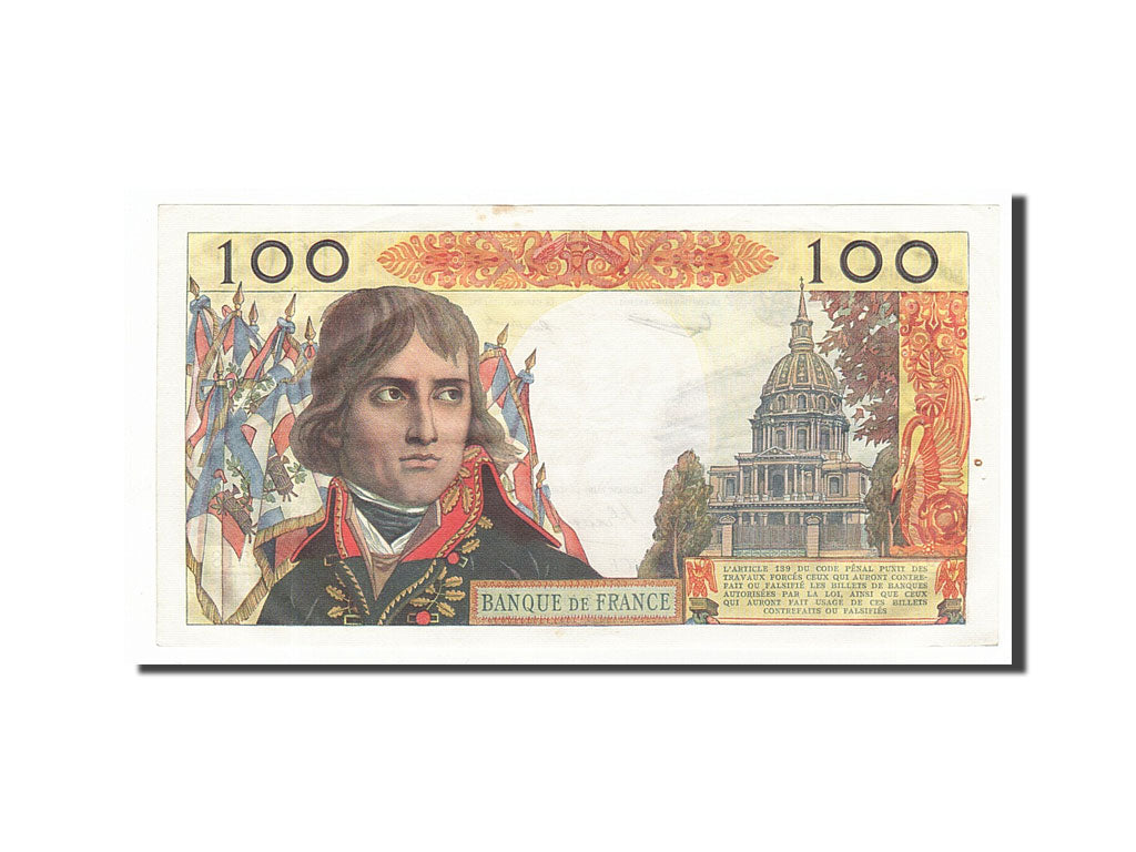 France, 100 Nouveaux Francs, 100 NF 1959-1964 ''Bonaparte'', 1963, KM #144a,...