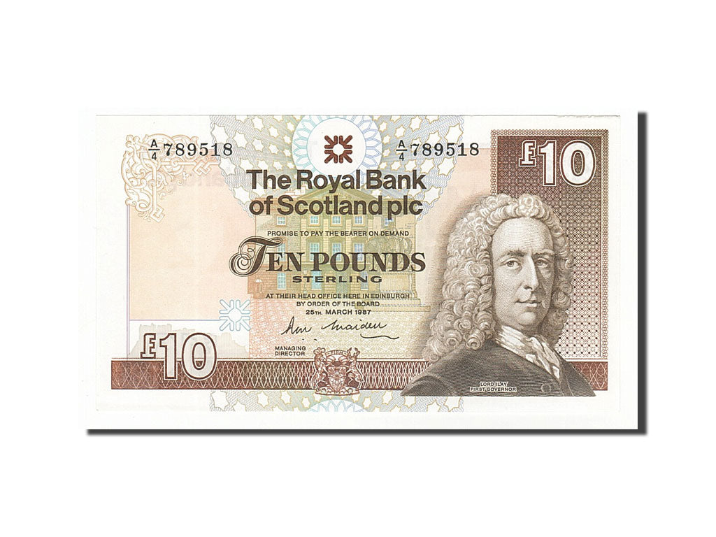 Ecosse, 10 Livres type Lord Ilay