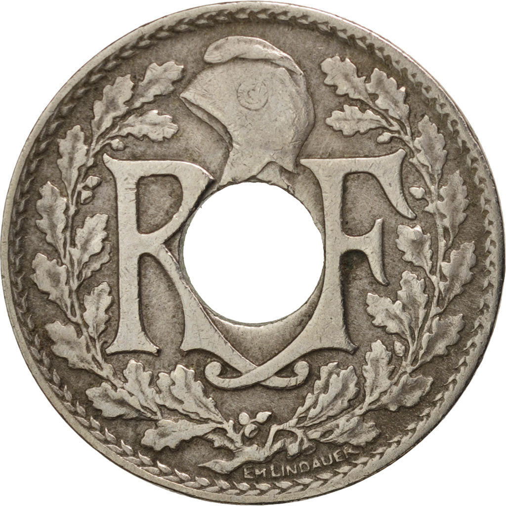 France, Lindauer, 10 Centimes, 1922, Poissy, EF(40-45), Copper-nickel, KM:866a