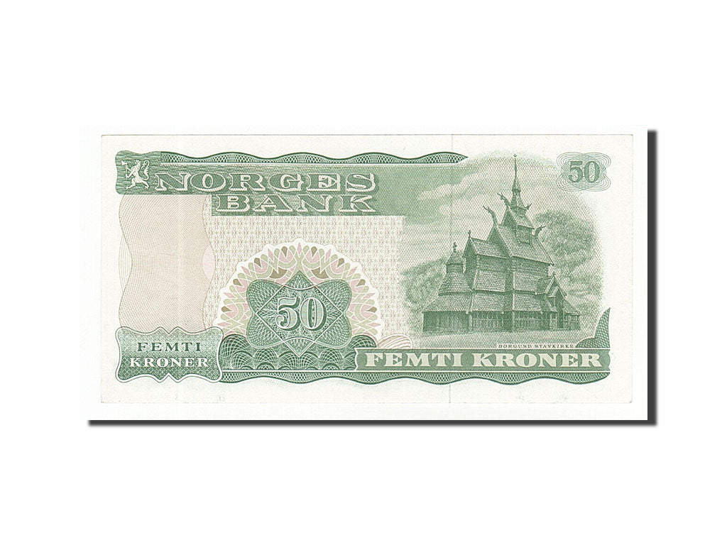 Norway, 50 Kroner, 1982, KM #37d, AU(55-58), M9585570