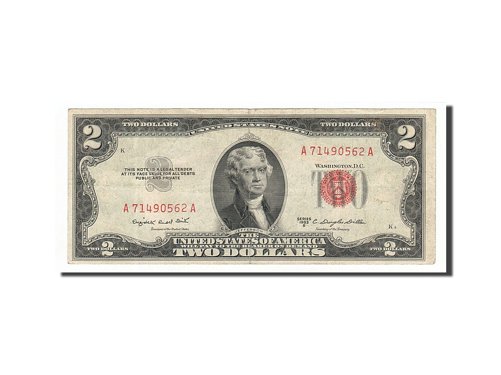 United States, Two Dollars, 1953, KM #1623, EF(40-45), A71490562A