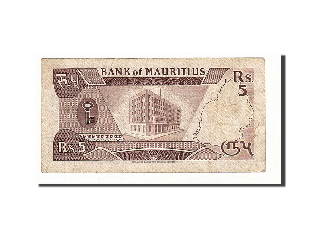 Mauritius, 5 Rupees, 1985, KM #34, VF(30-35), A/5 619194