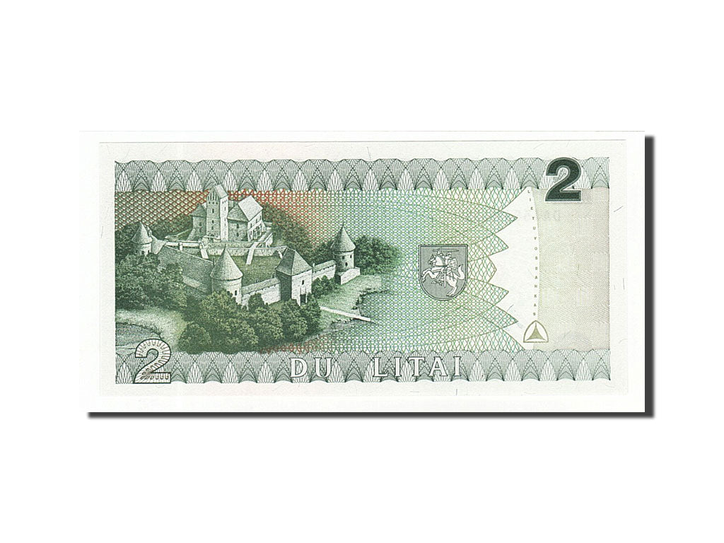 Banconote, Lituania, 2 Litai, 1993, FDS