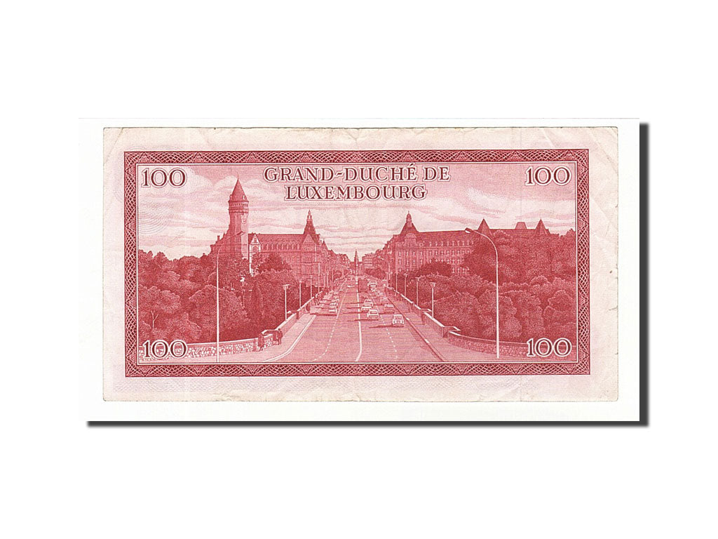 Luxembourg, 100 Francs, 1970, KM #56a, 1970-07-15, EF(40-45), C970066