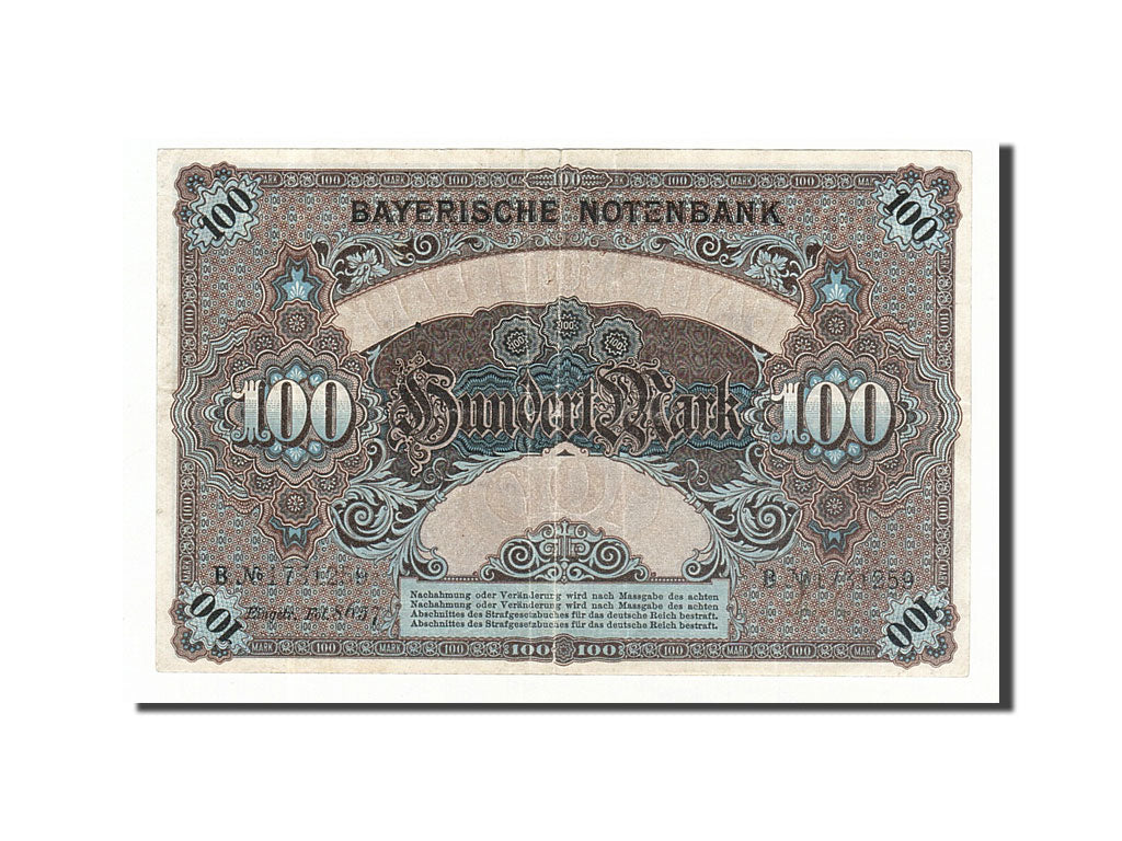 German States, 100 Mark, 1900, KM #S922, 1900-01-01, EF(40-45), B1731259