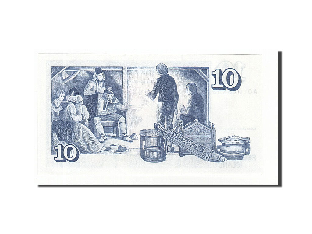 Banknote, Iceland, 10 Kronur, 1961, 1961-03-29, UNC(65-70)