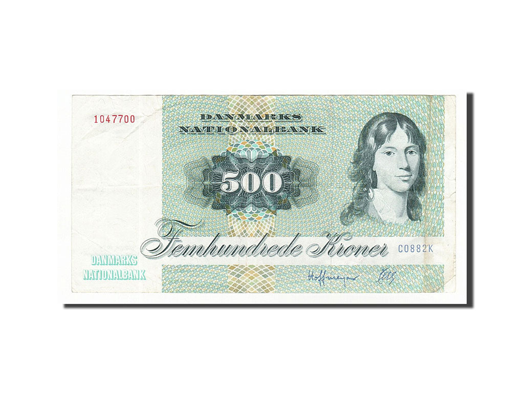Denmark, 500 Kroner, 1972, KM #52d, EF(40-45), C0882K